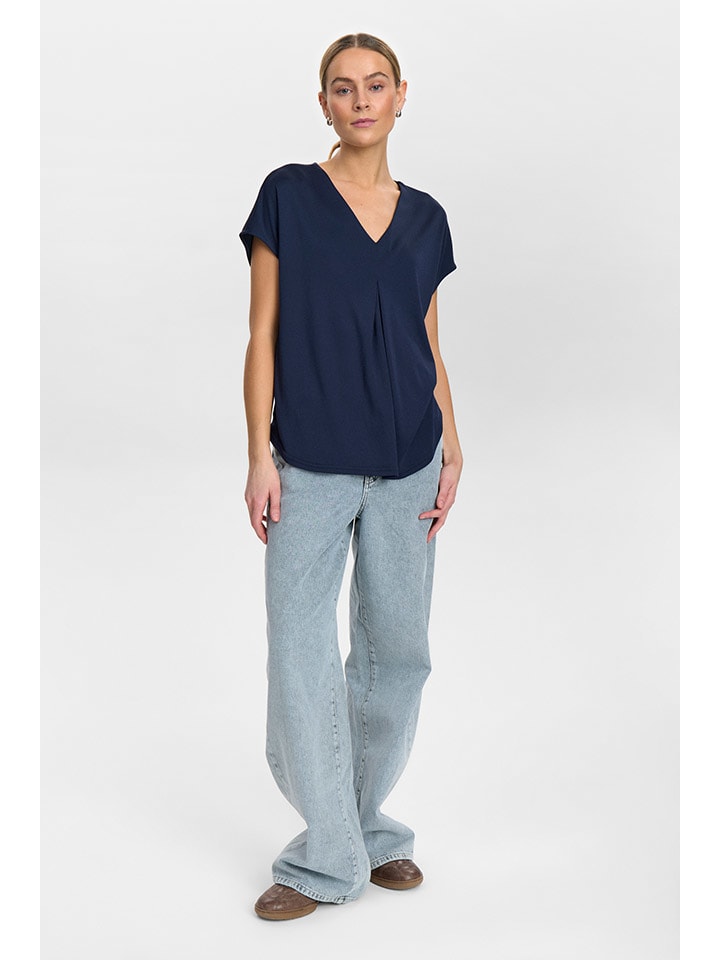 NÜMPH Dunkelblau 5208999 Bluse in Dunkelblau - 3