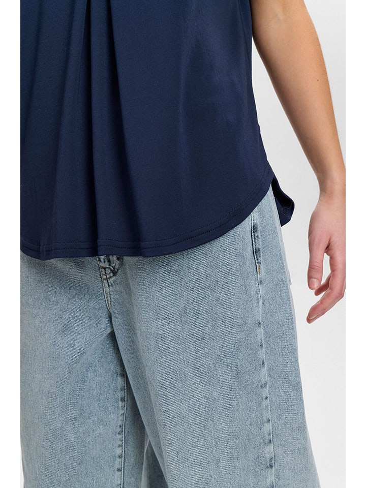 NÜMPH Dunkelblau 5208999 Bluse in Dunkelblau - 4