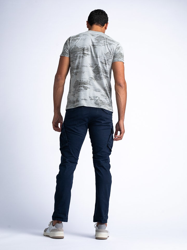 Tričko Petrol Industries Grau 4876497 Shirt in Grau - 2