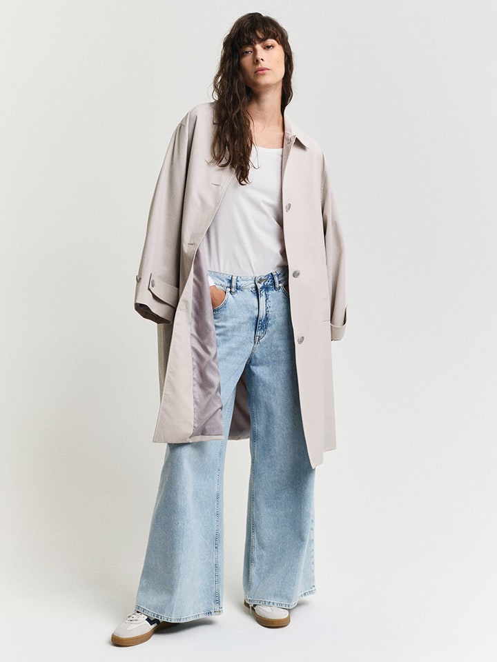 Gant Weiß 7794277 Longsleeve in Weiß - 4