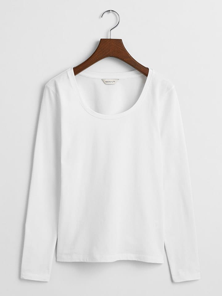 Gant Weiß 7794277 Longsleeve in Weiß - 5