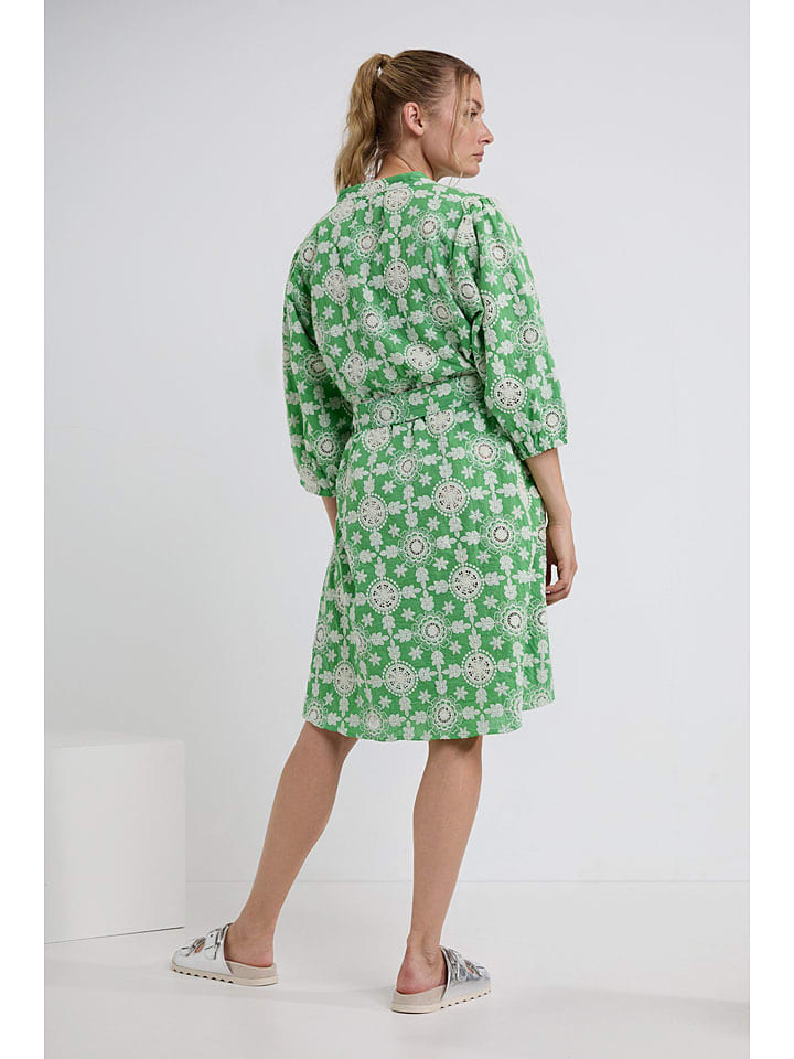 Šaty Josephine & Co Weiß/ Grün 5614705 Kleid "Djenna" in Weiß/ Grün - 2