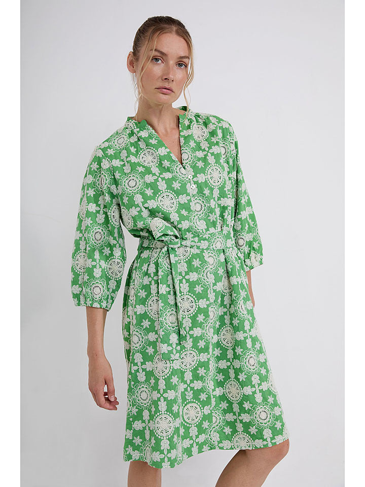 Šaty Josephine & Co Weiß/ Grün 5614705 Kleid "Djenna" in Weiß/ Grün - 3