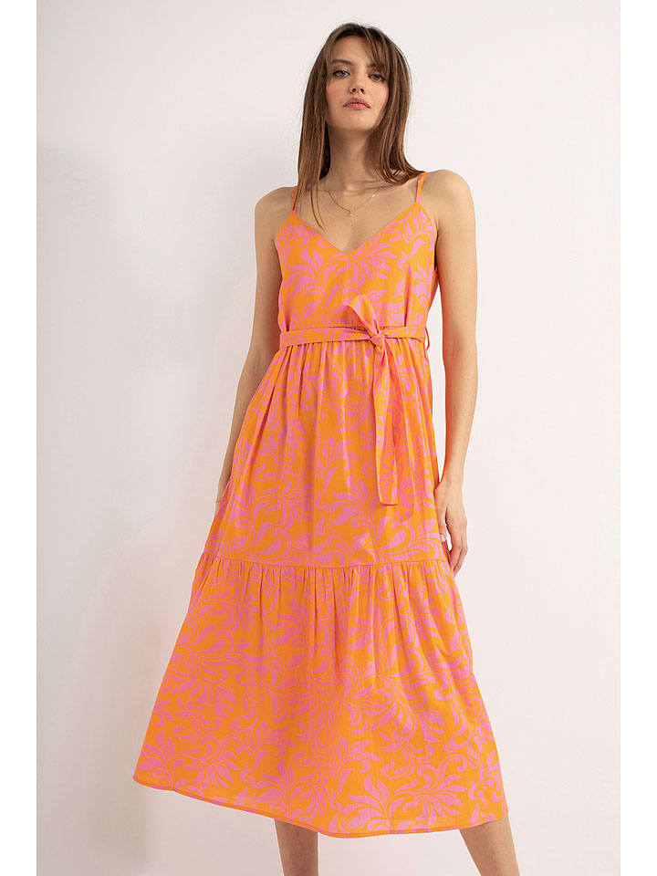 Šaty Josephine & Co Orange/ Pink 7439814 Kleid "Dieter" in Orange/ Pink - 1