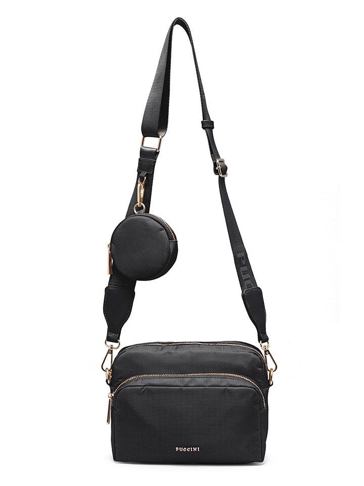 Puccini Schwarz - (B)23 x (H)19 x (T)8 cm 1096398 Umhängetasche "Pulse" in Schwarz - (B)23 x (H)19 x (T)8 cm - 5