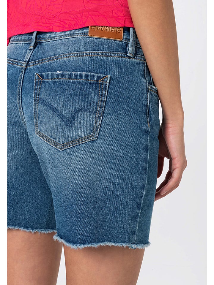 Kraťasy Timezone Blau 1755763 Jeasn-Shorts - Regular fit - in Blau - 3