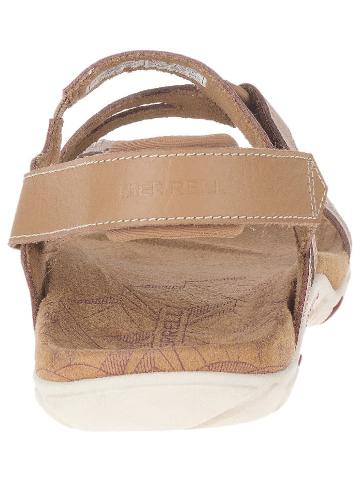 Sandály Merrell Beige 6800138 Leder-Sandalen "Sandspur Rose Convert" in Beige - 5