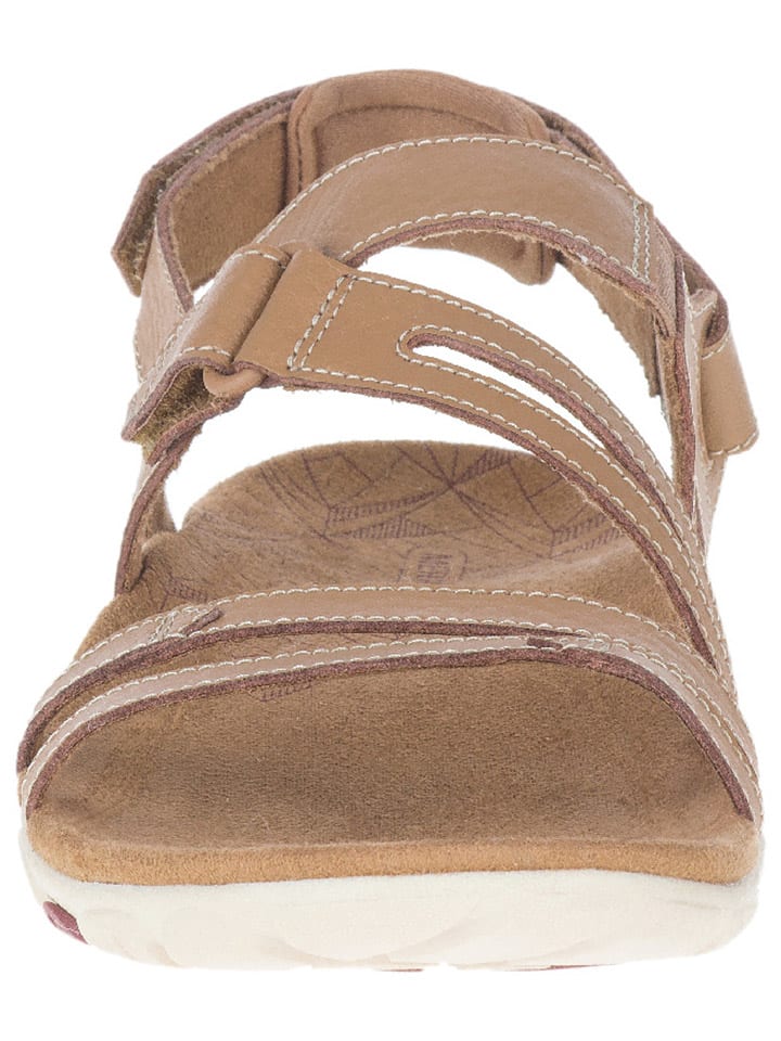 Sandály Merrell Beige 6800138 Leder-Sandalen "Sandspur Rose Convert" in Beige - 7