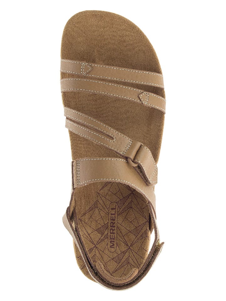 Sandály Merrell Beige 6800138 Leder-Sandalen "Sandspur Rose Convert" in Beige - 8