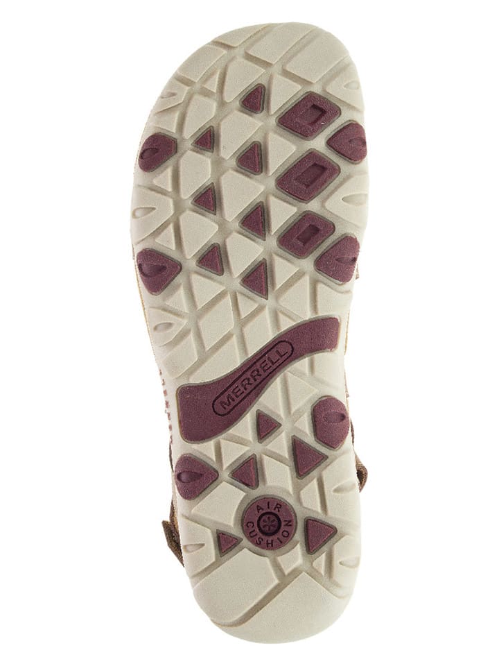 Sandály Merrell Beige 6800138 Leder-Sandalen "Sandspur Rose Convert" in Beige - 9