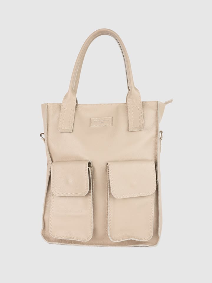Taška Victor & Hugo Paris Creme - (B)34 x (H)38 x (T)11 cm 717939 Leder-Shopper "Noa" in Creme - (B)34 x (H)38 x (T)11 cm - 4