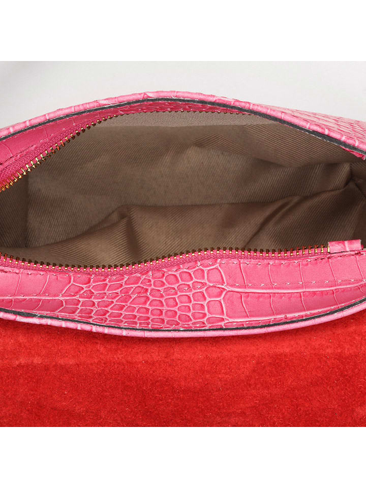 Victor & Hugo Paris Pink - (B)22 x (H)18 x (T)6 cm 1446773 Leder-Umhängetasche "Kara" in Pink - (B)22 x (H)18 x (T)6 cm - 2