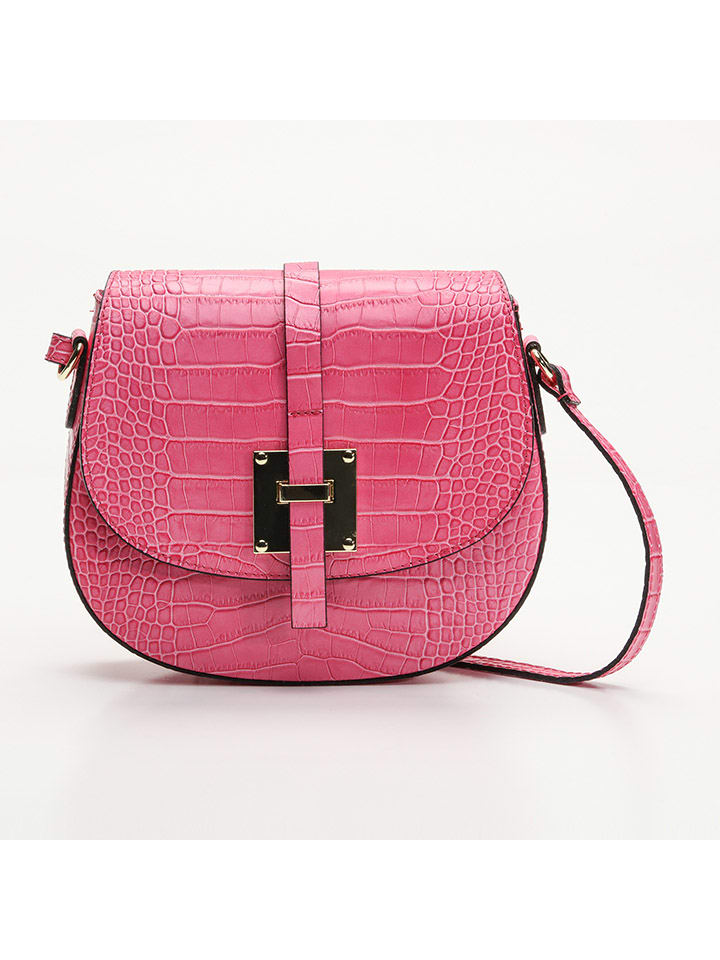 Victor & Hugo Paris Pink - (B)22 x (H)18 x (T)6 cm 1446773 Leder-Umhängetasche "Kara" in Pink - (B)22 x (H)18 x (T)6 cm - 3