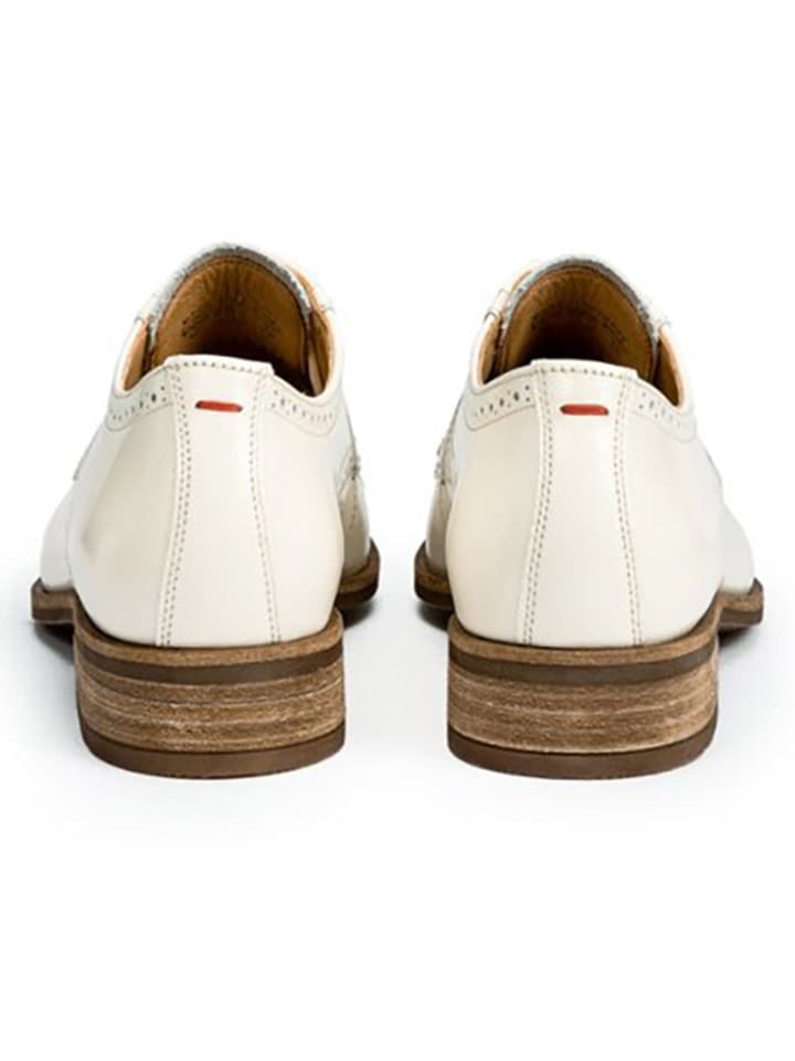 Boty LLOYD Creme 8626512 Leder-Schnürschuhe in Creme - 5