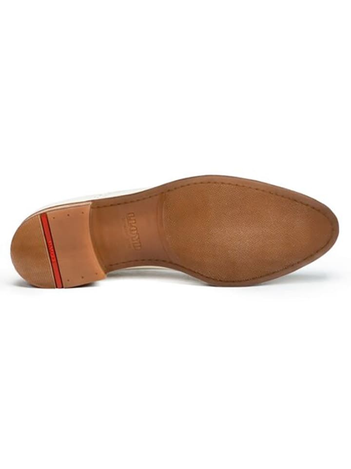 Boty LLOYD Creme 8626512 Leder-Schnürschuhe in Creme - 6