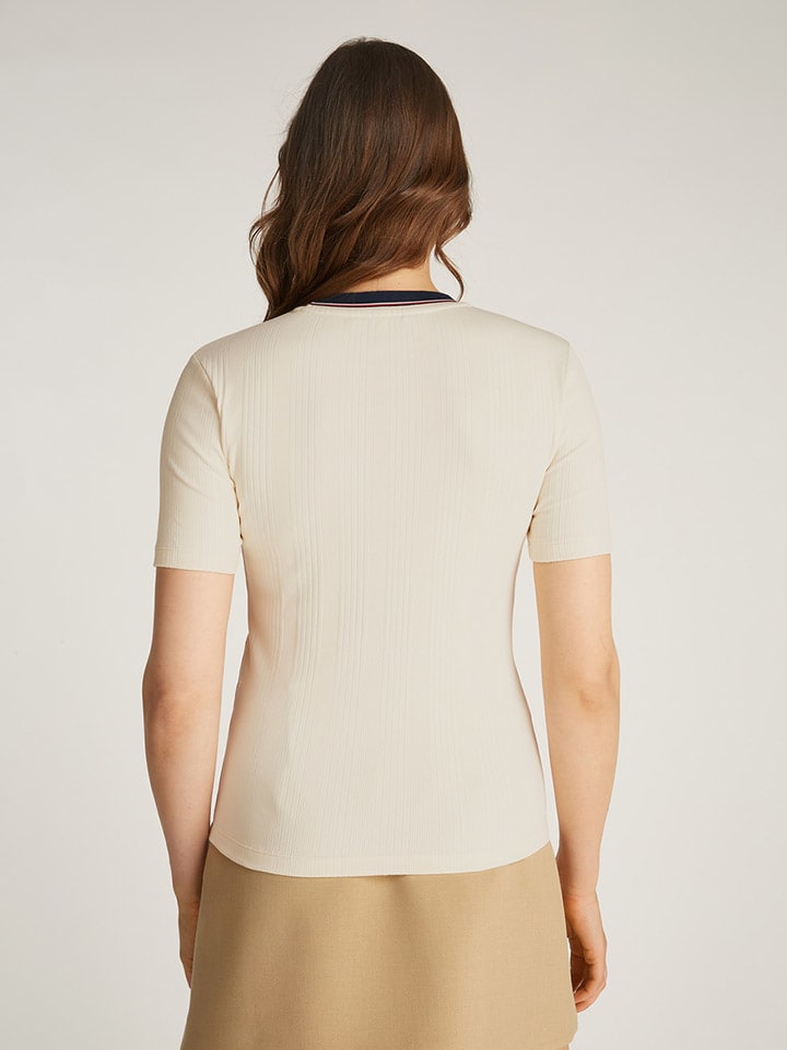 Tričko Tommy Hilfiger Creme 2094313 Shirt in Creme - 2