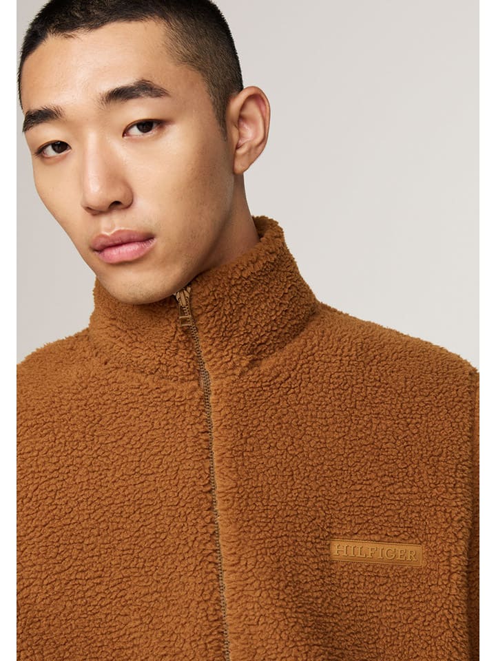 Bunda Tommy Hilfiger Hellbraun 4237342 Fleecepullover in Hellbraun - 3