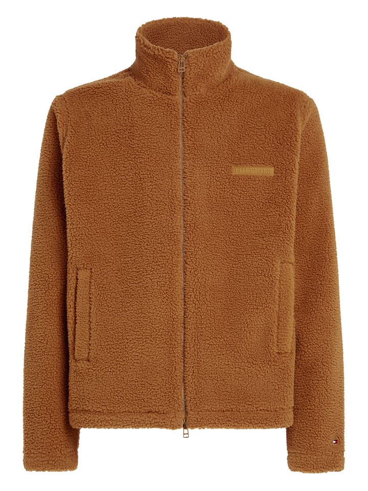 Bunda Tommy Hilfiger Hellbraun 4237342 Fleecepullover in Hellbraun - 4
