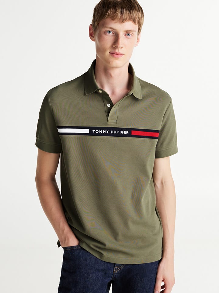 Tričko Tommy Hilfiger Khaki 688786 Poloshirt in Khaki - 2