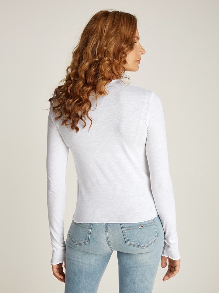 TOMMY JEANS Weiß 6375561 Longsleeve in Weiß - 2