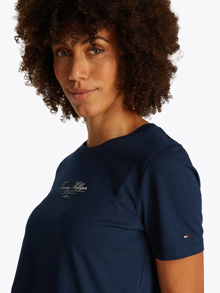 Tričko Tommy Hilfiger Dunkelblau 833602 Shirt in Dunkelblau - 2
