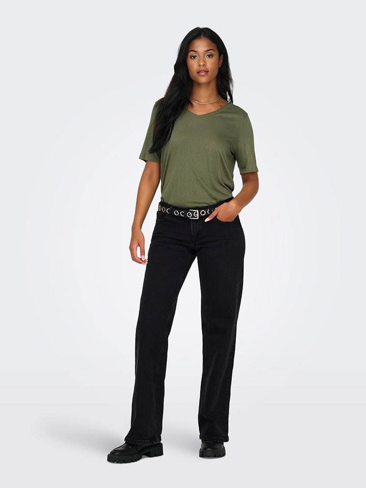 Tričko ONLY Khaki 6685440 Shirt "Elise" in Khaki - 2