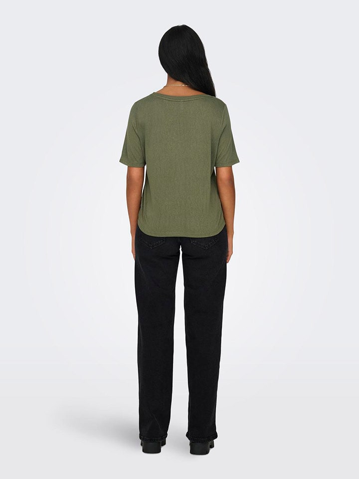 Tričko ONLY Khaki 6685440 Shirt "Elise" in Khaki - 3