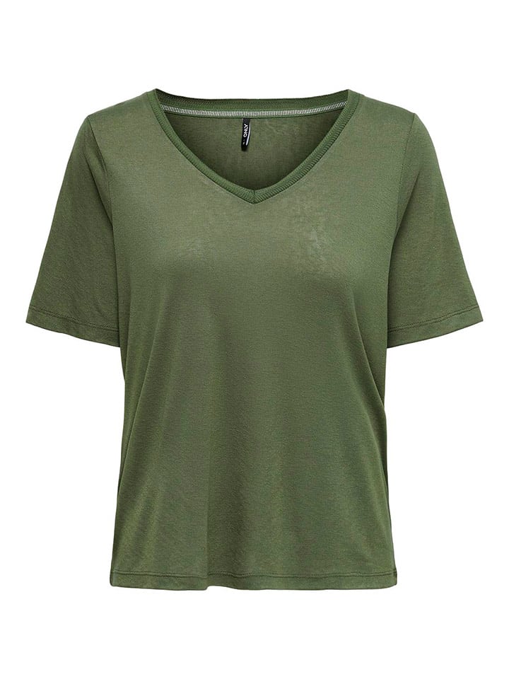 Tričko ONLY Khaki 6685440 Shirt "Elise" in Khaki - 6