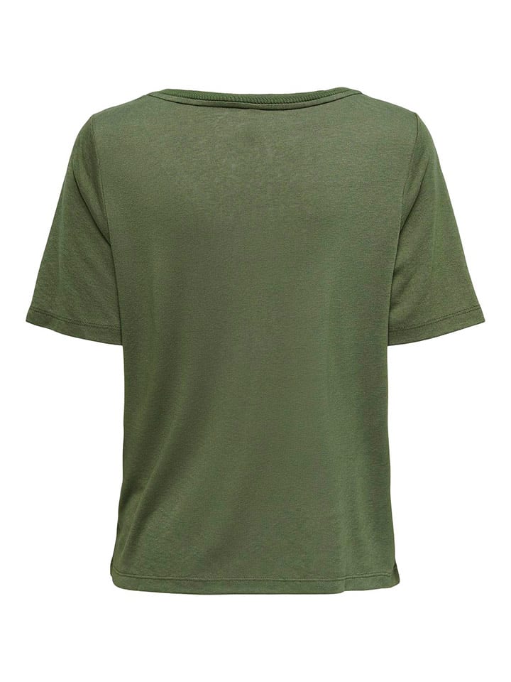 Tričko ONLY Khaki 6685440 Shirt "Elise" in Khaki - 7