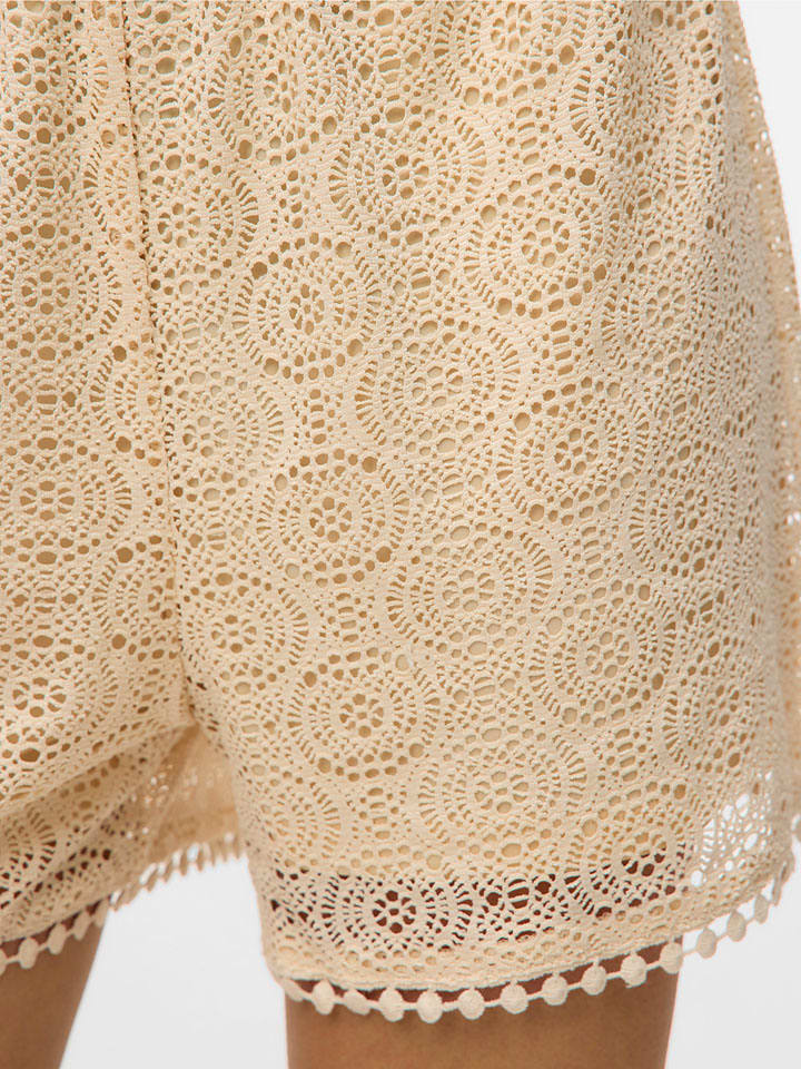 Kraťasy Vero Moda Creme 4573244 Shorts in Creme - 3