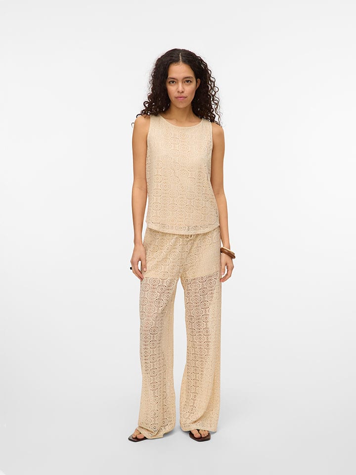 Vero Moda Creme 738017 Hose in Creme - 3