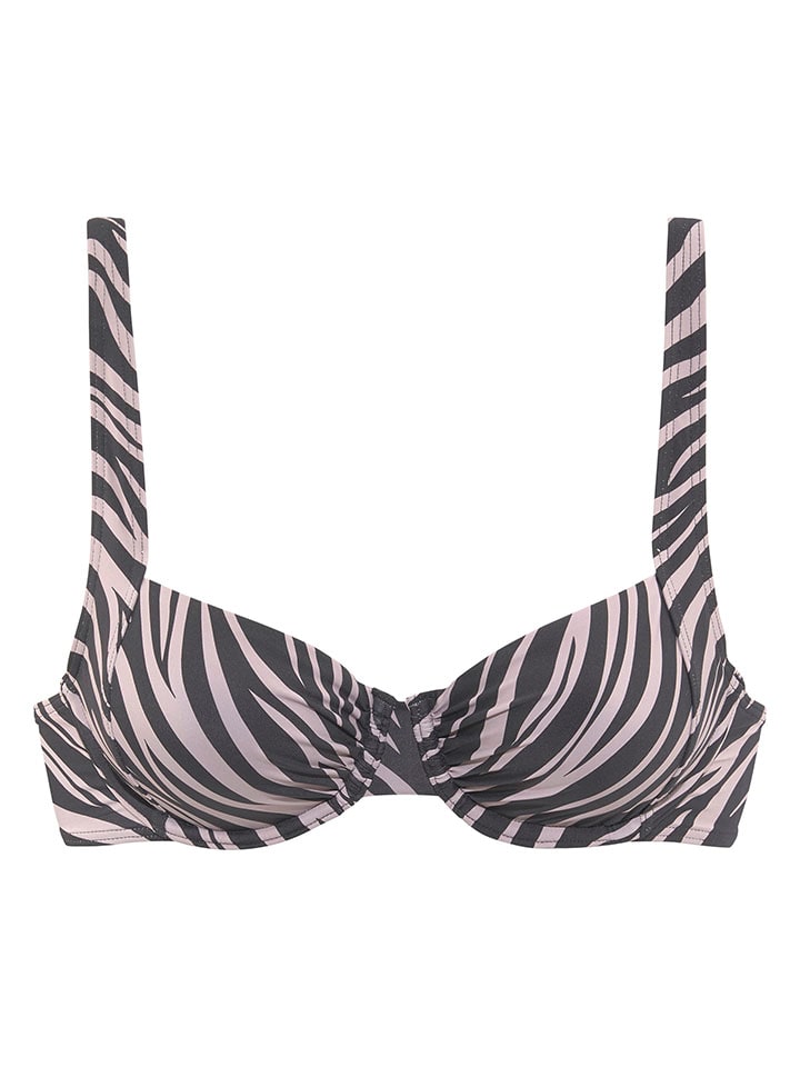 Plavky LASCANA Grau/ Schwarz 4267094