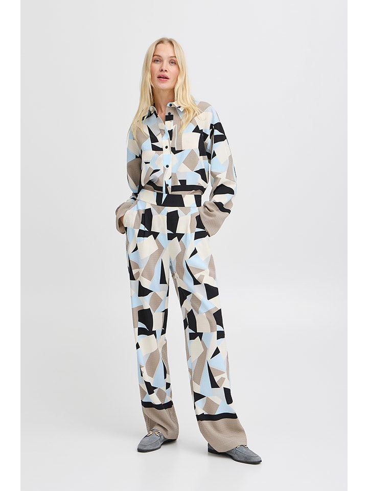 b.young Hellblau/ Beige 1736200