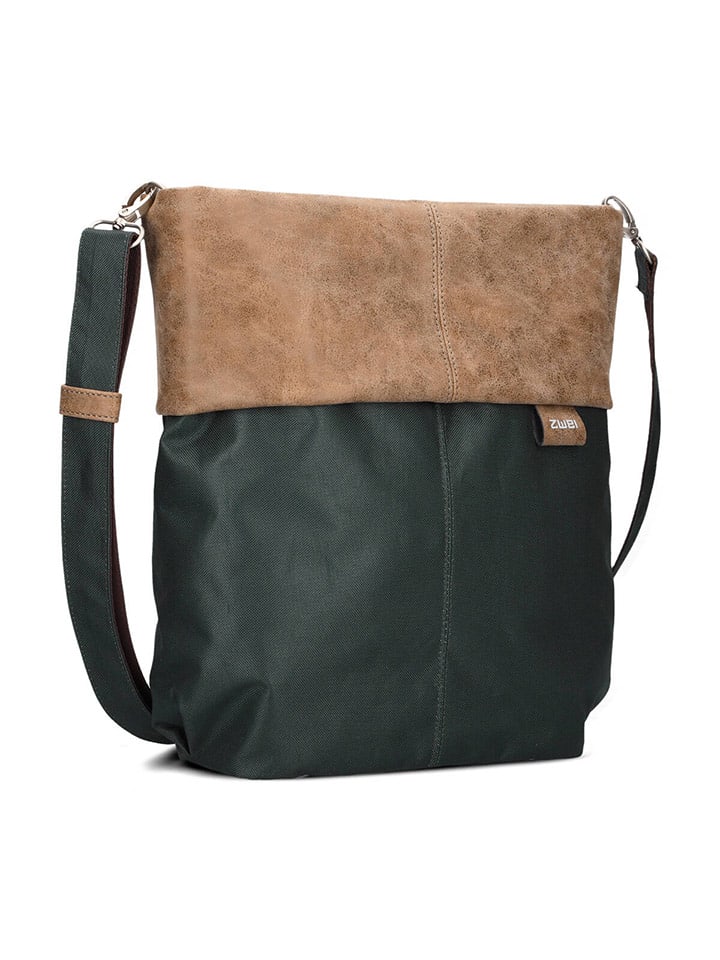 Kabelka Zwei Dunkelgrün/ Beige - (B)31 x (H)32 x (T)12 cm 2844489