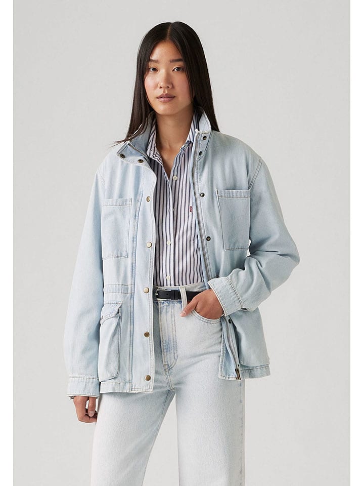 Dámska bunda Levi's Hellblau 6391907