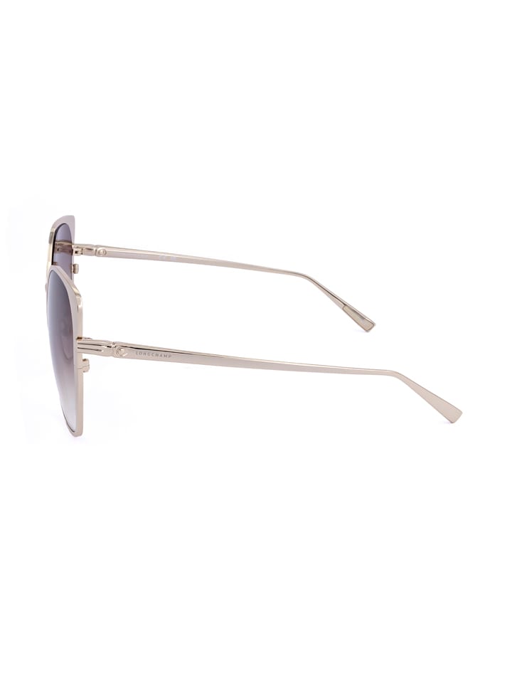 Slnečné okuliare Longchamp Gold-Beige/ Braun 5135084 Damen-Sonnenbrille in Gold-Beige/ Braun - 3