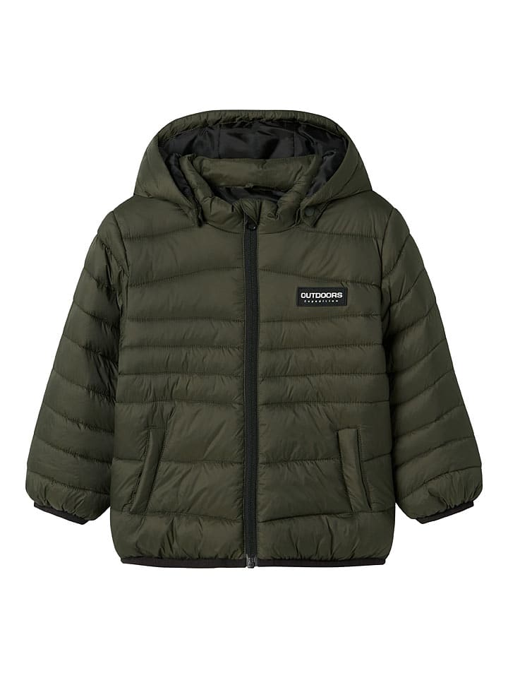 name it Khaki 6346721 Steppjacke "Marble" in Khaki - 2