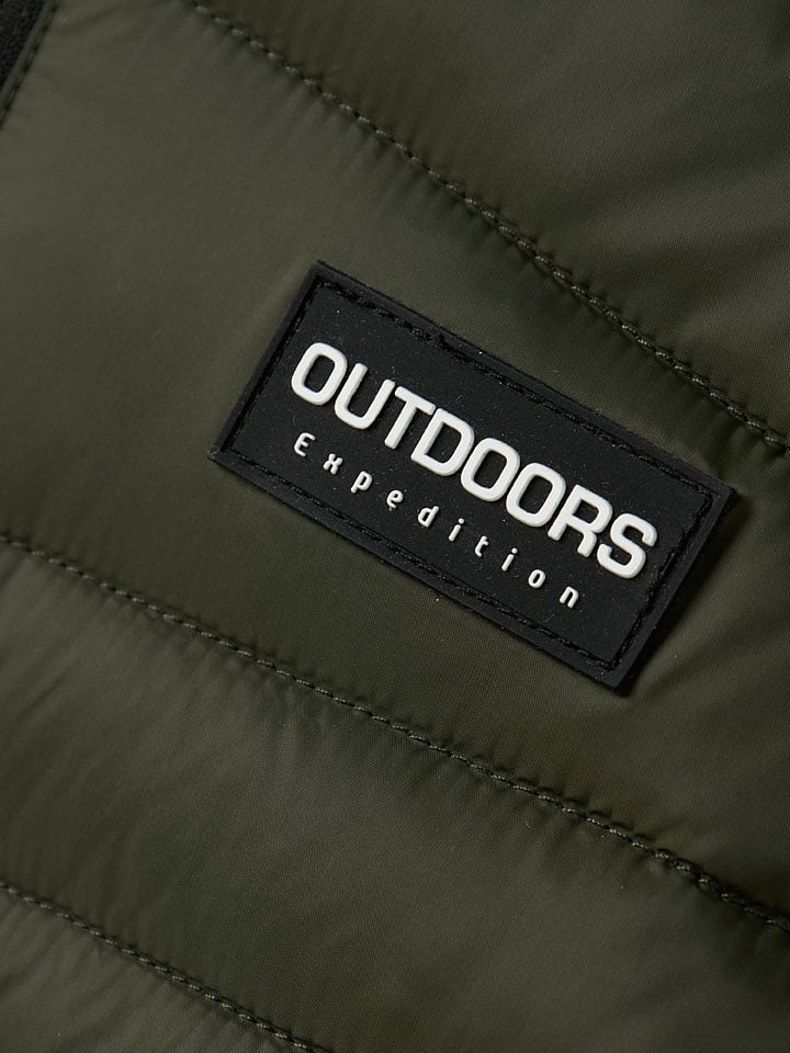 name it Khaki 6346721 Steppjacke "Marble" in Khaki - 4