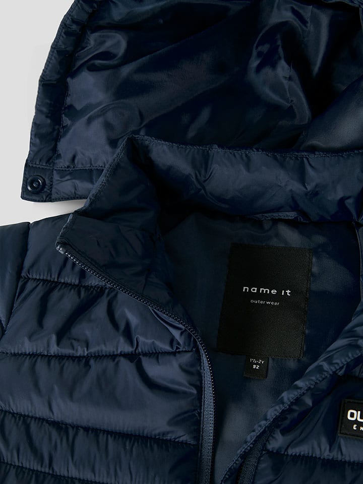 name it Dunkelblau 4982485 Steppjacke "Marble" in Dunkelblau - 2