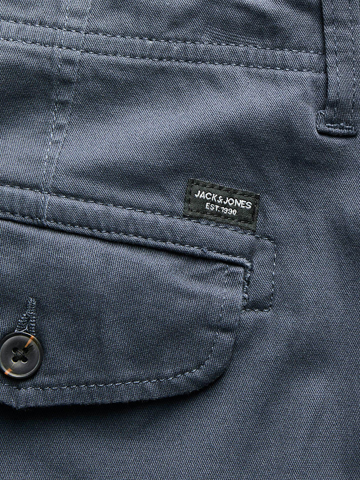 Nohavice Jack & Jones Dunkelblau 355032 Cargohose "Paul" in Dunkelblau - 5