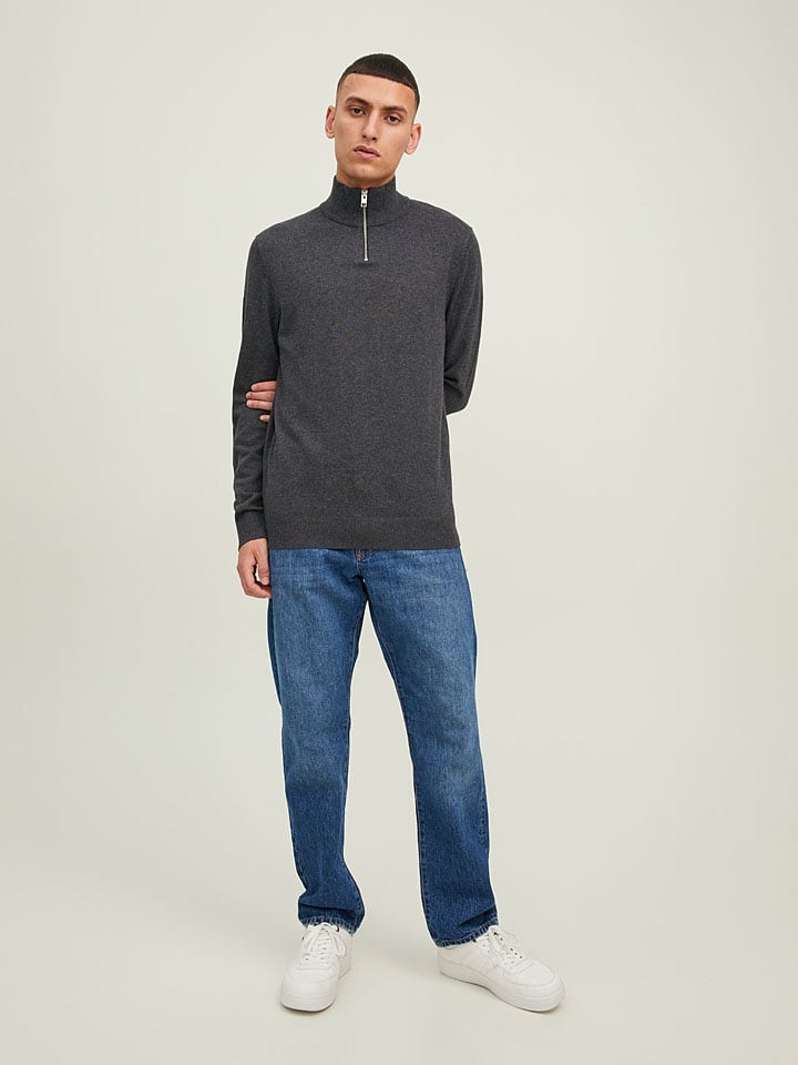 Sveter Jack & Jones Anthrazit 1436507 Pullover in Anthrazit - 2