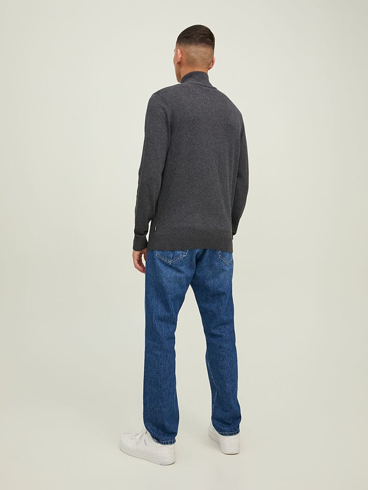 Sveter Jack & Jones Anthrazit 1436507 Pullover in Anthrazit - 3