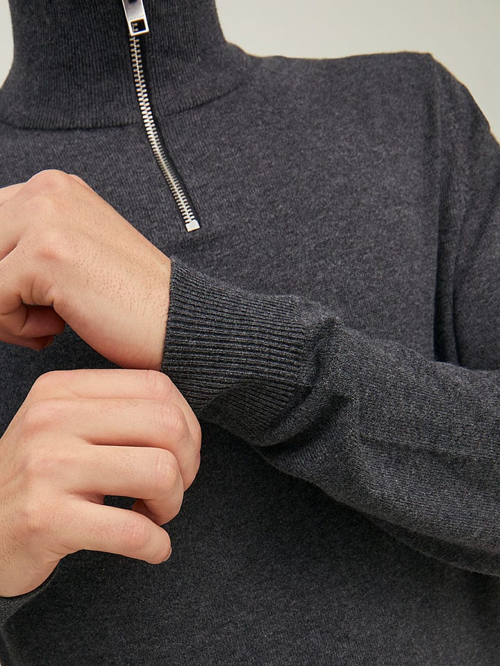Sveter Jack & Jones Anthrazit 1436507 Pullover in Anthrazit - 5