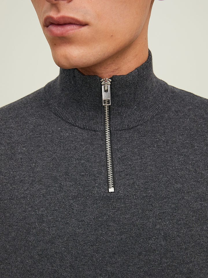 Sveter Jack & Jones Anthrazit 1436507 Pullover in Anthrazit - 6