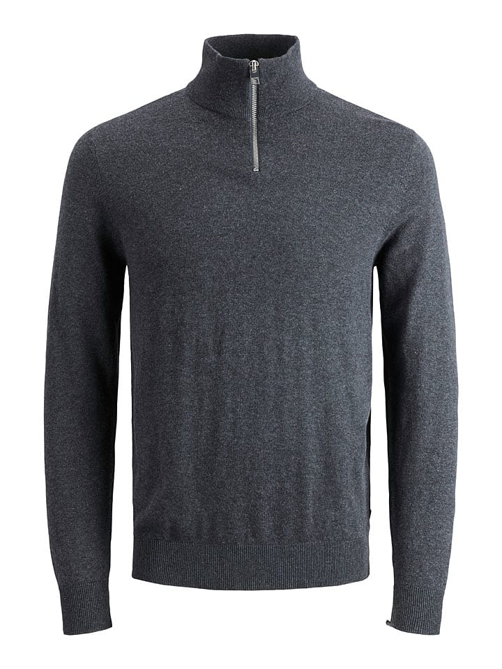 Sveter Jack & Jones Anthrazit 1436507 Pullover in Anthrazit - 7