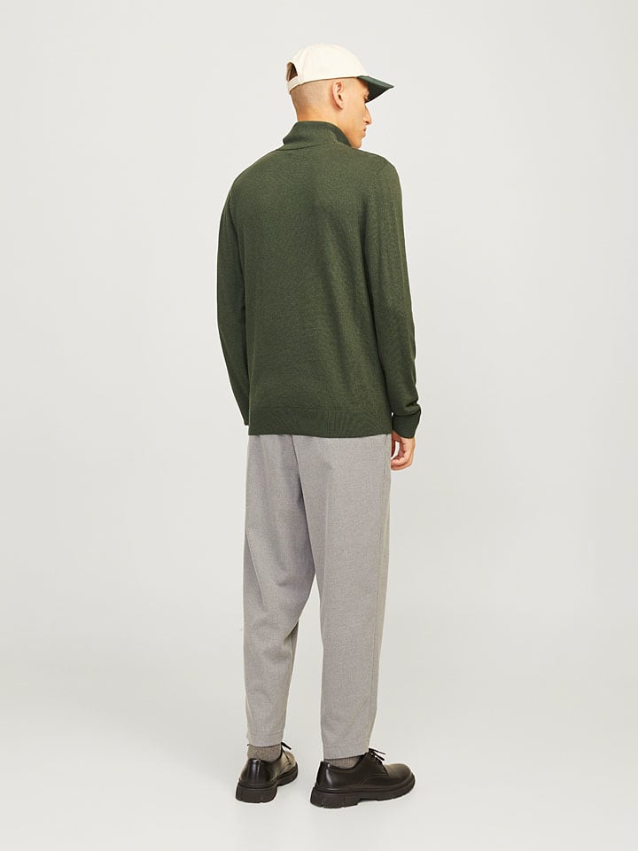Sveter Jack & Jones Dunkelgrün 8738360 Pullover in Dunkelgrün - 3