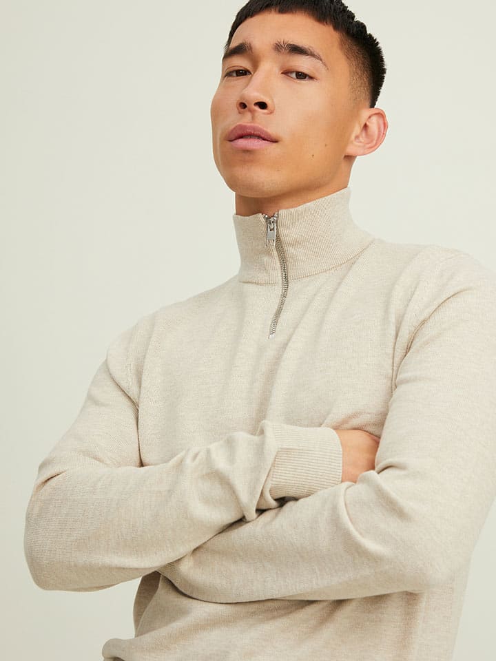 Sveter Jack & Jones Beige 9328949 Pullover in Beige - 4