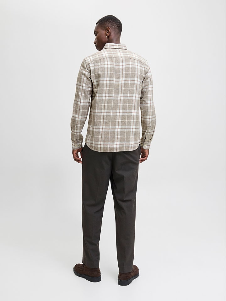 Košeľa Jack & Jones Beige/ Creme 215310 Hemd in Beige/ Creme - 4