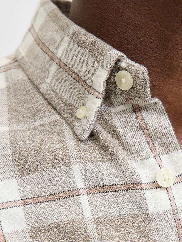 Košeľa Jack & Jones Beige/ Creme 215310 Hemd in Beige/ Creme - 5