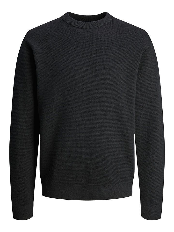 Sveter Jack & Jones Schwarz 1322375 Pullover "Milano" in Schwarz - 1